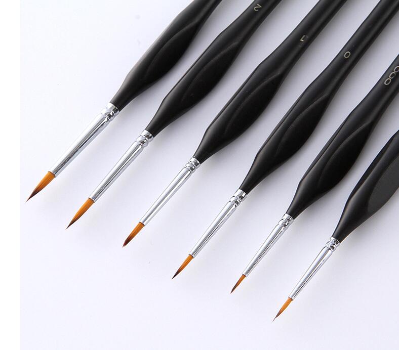 Professional Detail Brush Set - 6 Pieces