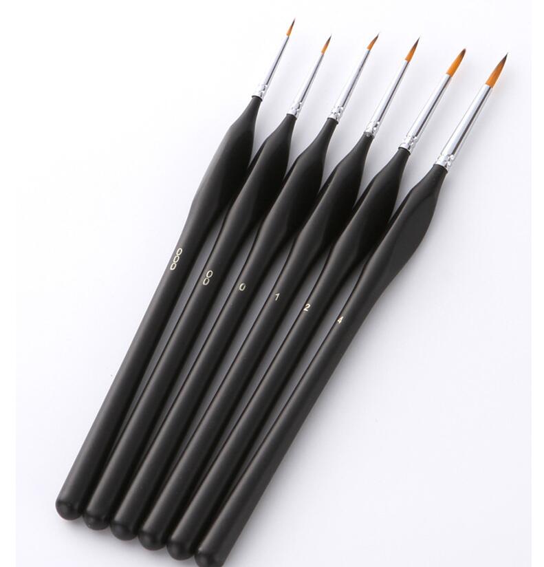 Professional Detail Brush Set - 6 Pieces
