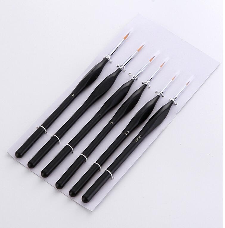 Professional Detail Brush Set - 6 Pieces