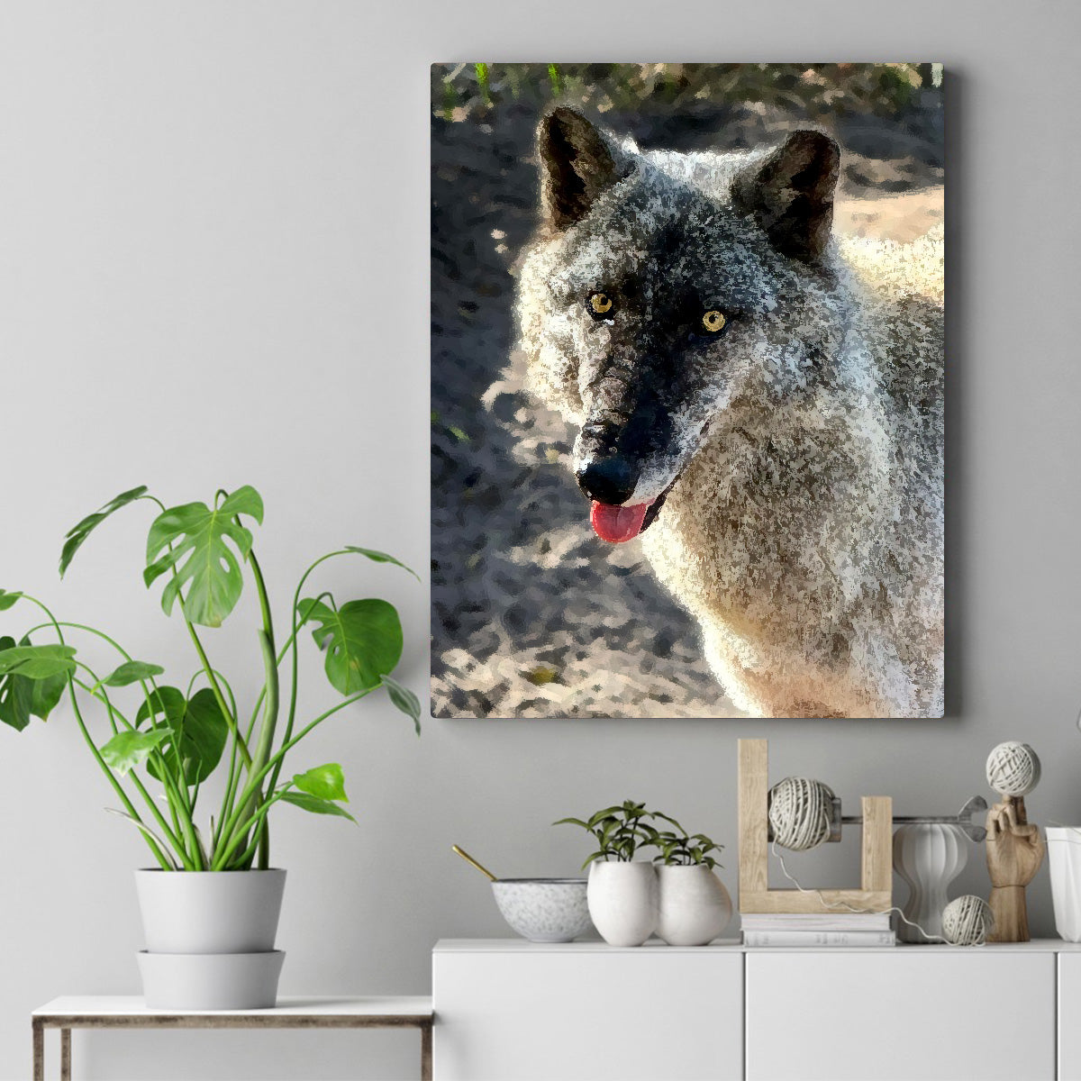 Wolf "Artemis" Paint by Numbers Canvas Kit