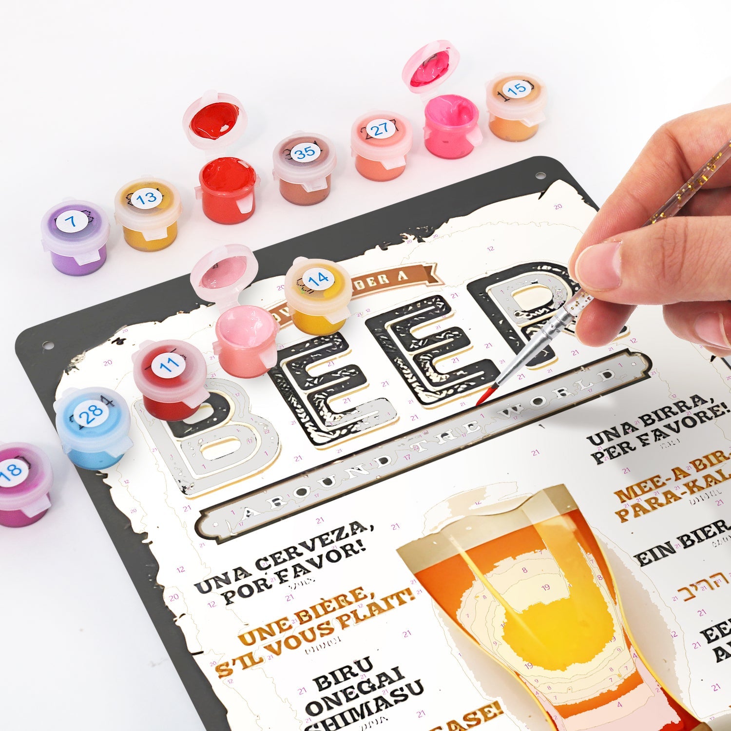 Vintage Metal Bar Art