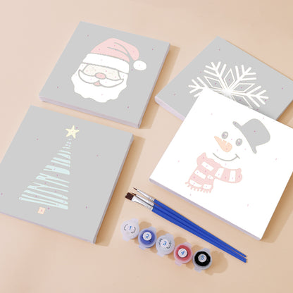 Festive Cheer 4 Pack Mini Paint by Numbers Kit
