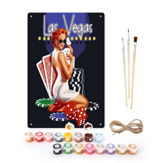 Las Vegas Glamour – Vintage Paint by Numbers