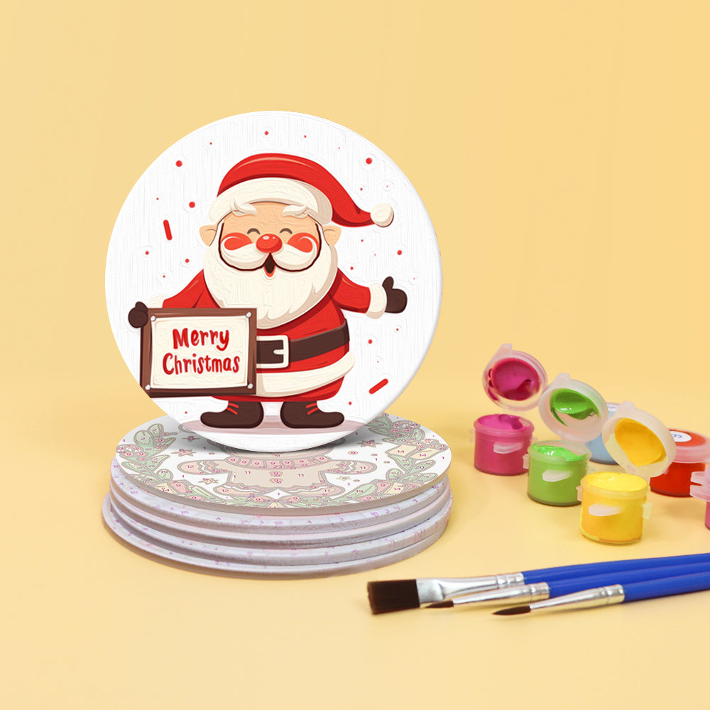 6 Piece Christmas Coaster Set V6