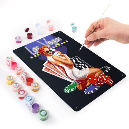 Las Vegas Glamour – Vintage Paint by Numbers
