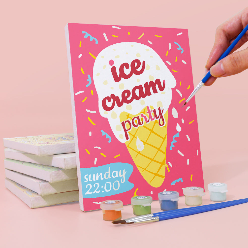 Hello June 6 Pack Mini Paint by Numbers Kit
