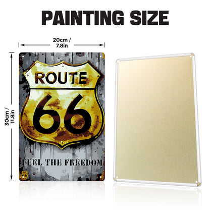 Route 66 – Feel the Freedom – Vintage Paint by Numbers