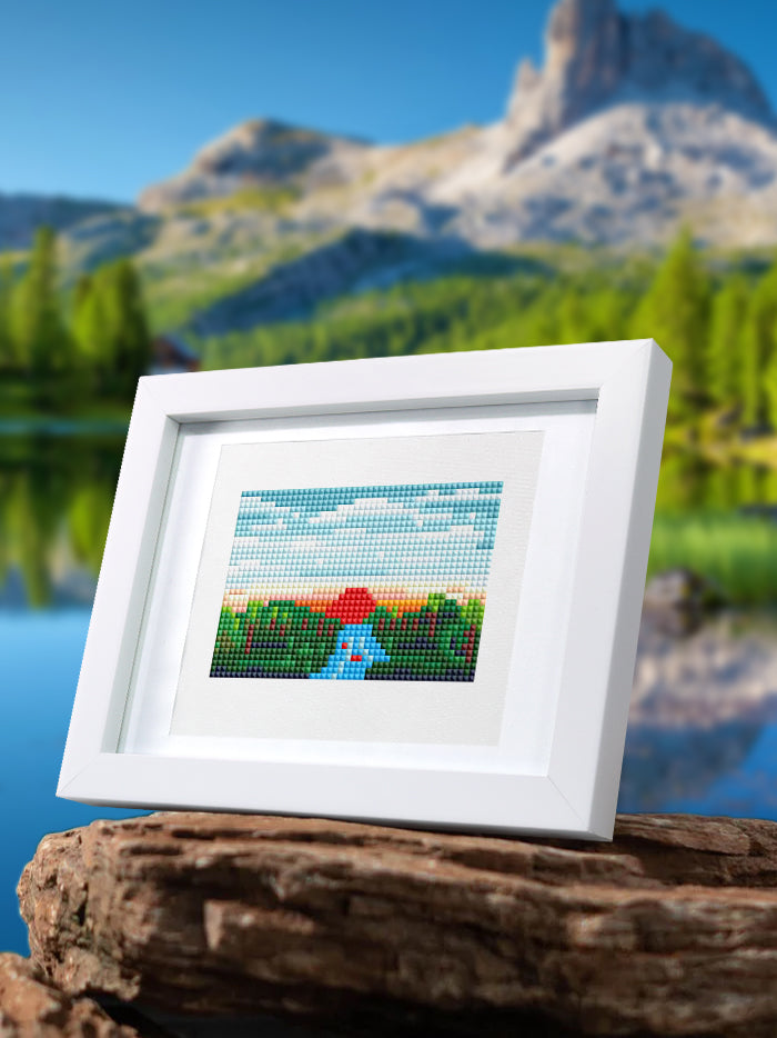 10 Assorted Scenery Diamond Paintings