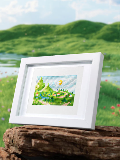 10 Assorted Scenery Diamond Paintings