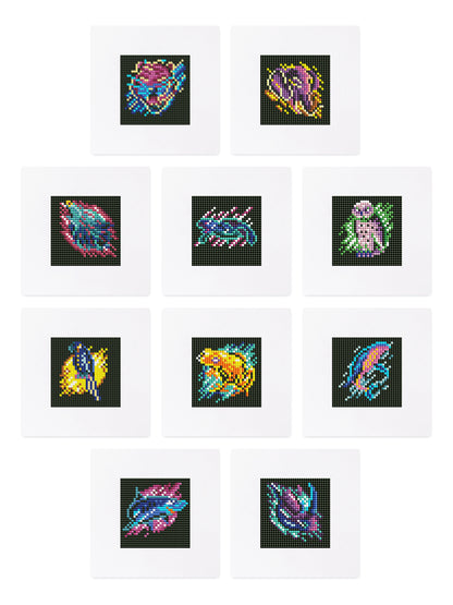 12 Assorted Animal Diamond Paintings