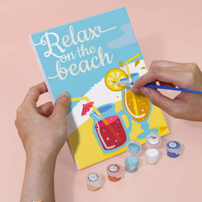 Hello June 6 Pack Mini Paint by Numbers Kit