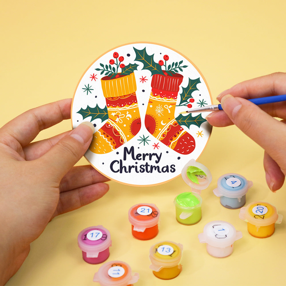 6 Piece Christmas Coaster Set V6