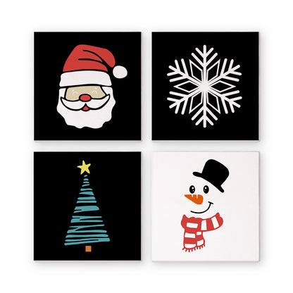 Festive Cheer 4 Pack Mini Paint by Numbers Kit