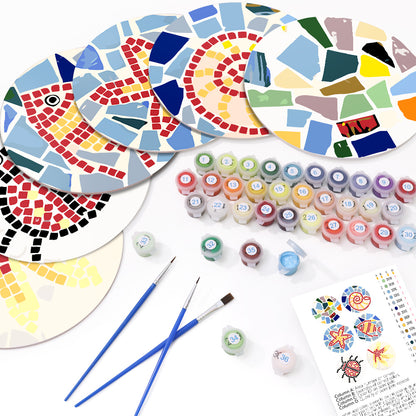 6 Piece Christmas Placemat Set 20cm - Set 8