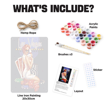 Las Vegas Glamour – Vintage Paint by Numbers