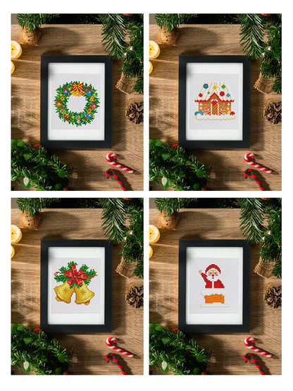 12 Assorted Christmas Diamond Paintings - Set 1