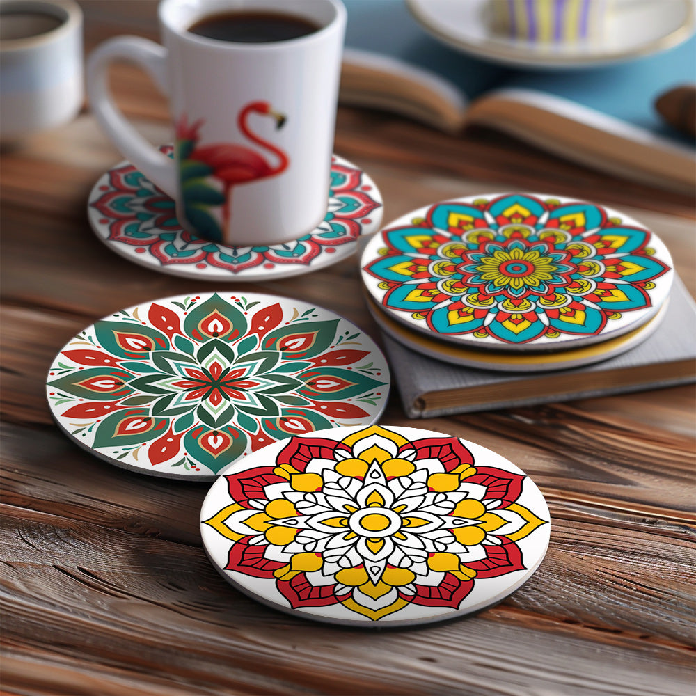 6 Piece Christmas Coaster Set V2