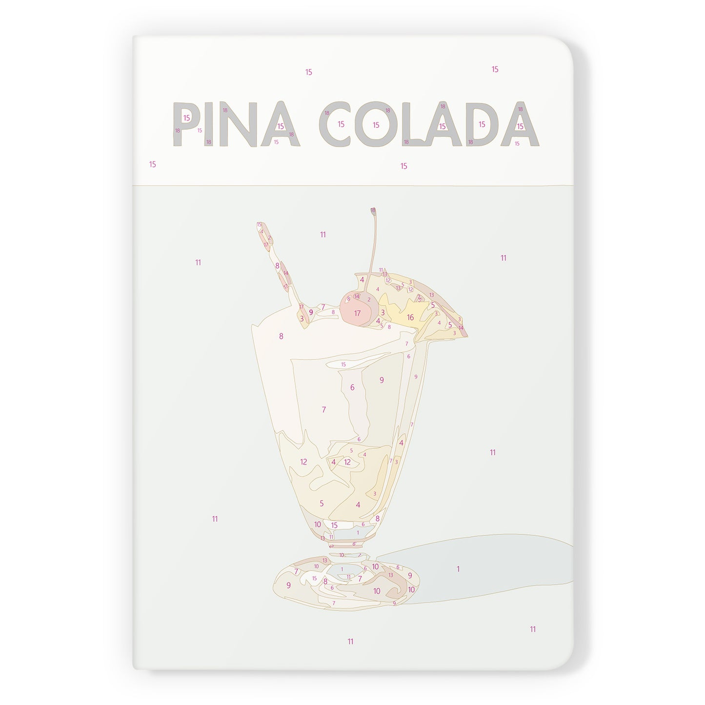 Paint & Sip Notebook – Piña Colada Edition
