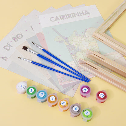 Elegant Elixirs 6 Pack Mini Paint by Numbers Kit