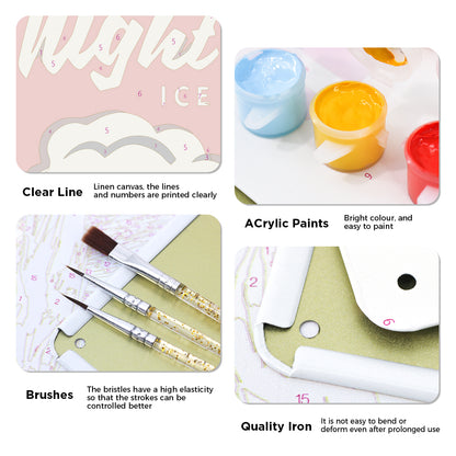 Give Your Brain the Night Off – Vintage Paint by Numbers