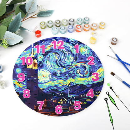 Paint the Moment – Starry Night Clock Kit