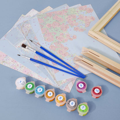 Bouquets of Light 6 Pack Mini Paint by Numbers Kit