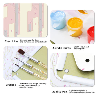 Free Beer Tomorrow – Vintage Paint by Numbers
