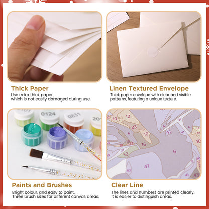 Christmas Magic Postcard Paint Kit