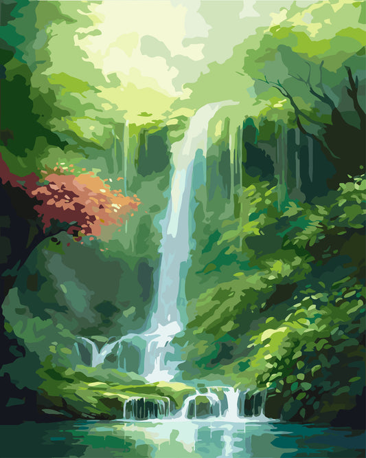 Enchanted Forest Waterfall