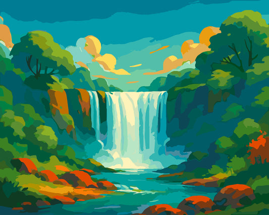Cascading Waterfalls - Set 3