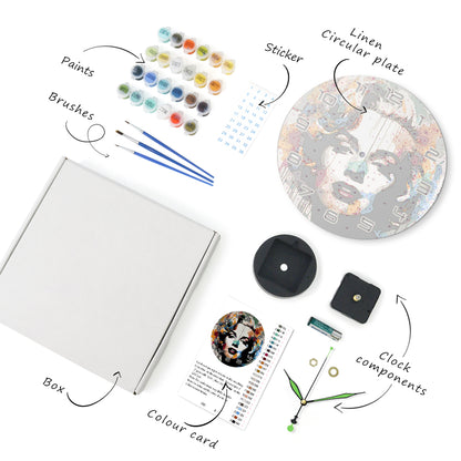 Paint the Moment – Pop Icon Clock Kit