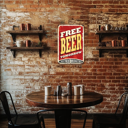 Free Beer Tomorrow – Vintage Paint by Numbers