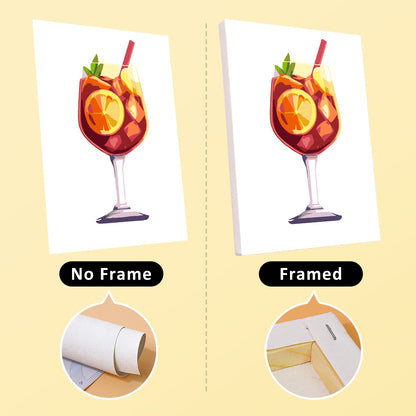 Tropical Toasts 6 Pack Mini Paint by Numbers Kit