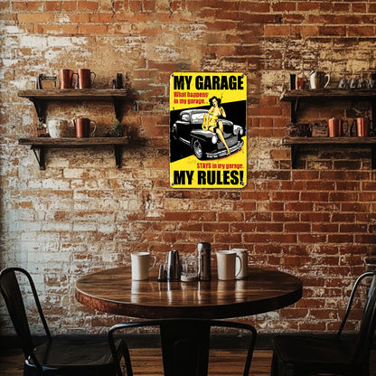 My Garage, My Rules – Vintage Paint by Numbers