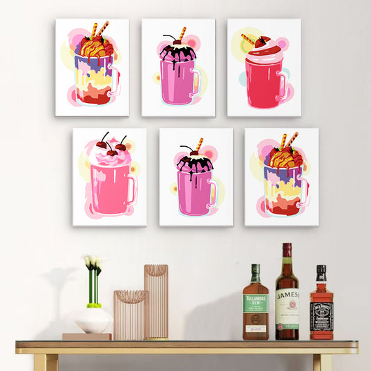 Sweet Symphony 6 Pack Mini Paint by Numbers Kit