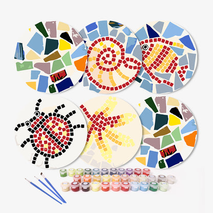 6 Piece Christmas Placemat Set 20cm - Set 8