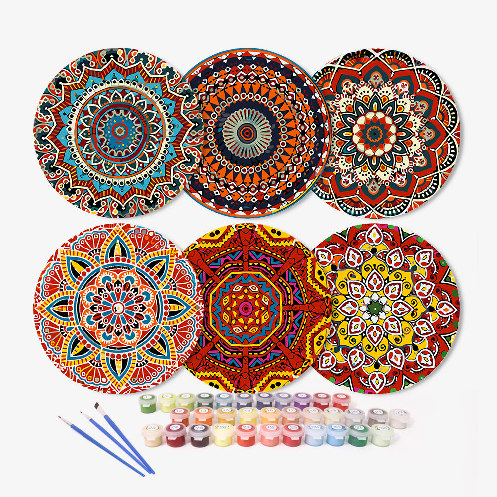 6 Piece Christmas Placemat Set 20cm - Set 16