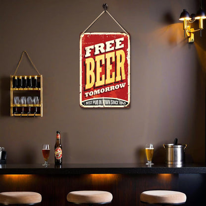 Free Beer Tomorrow – Vintage Paint by Numbers