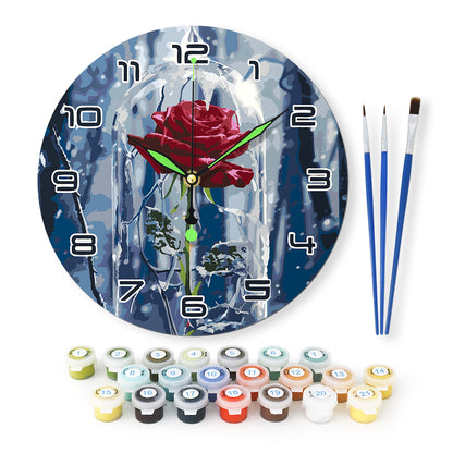 Paint the Moment – Enchanted Rose Clock Kit