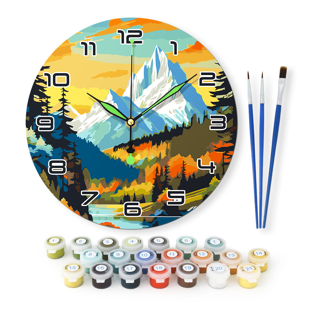 Paint the Moment – Mountain Majesty Clock Kit