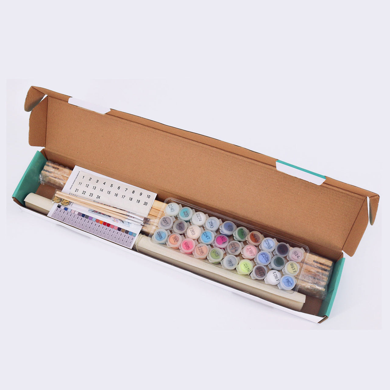 Custom Paint By Numbers Kit Upload Your Photo Brush Set Included