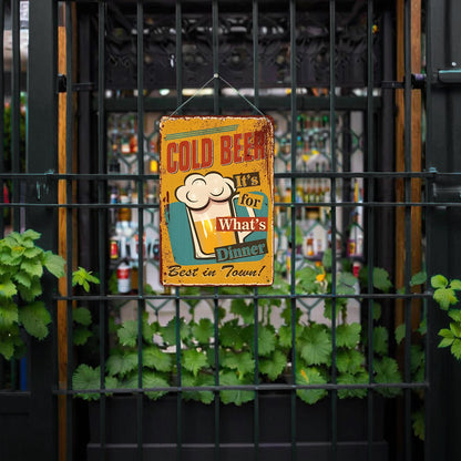 Cold Beer for Dinner – Vintage Paint by Numbers