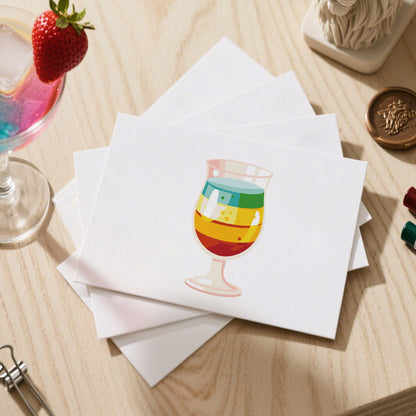 Cocktail Postcard Paint Kit