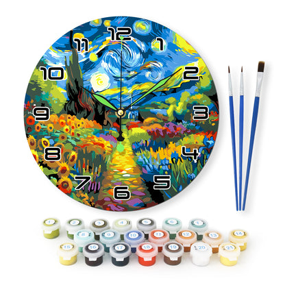Paint the Moment – Starry Garden Clock Kit