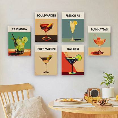 Elegant Elixirs 6 Pack Mini Paint by Numbers Kit