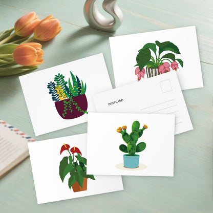 Houseplant Postcard Paint Kit