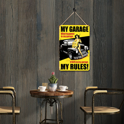 My Garage, My Rules – Vintage Paint by Numbers