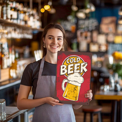 Cold Beer Mug – Vintage Paint by Numbers