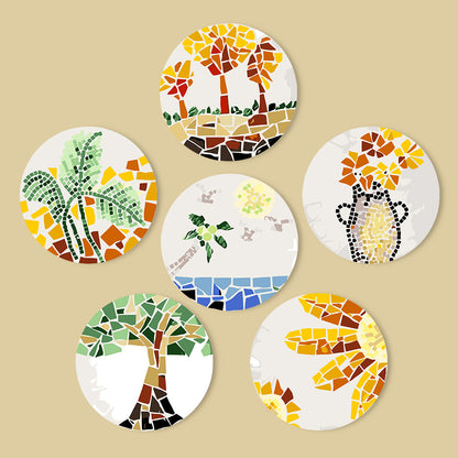 6 Piece Christmas Placemat Set 20cm - Set 12