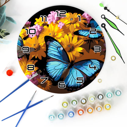 Paint the Moment – Butterfly Bloom Clock Kit